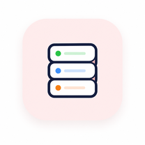 Unit 4b icon: stacked list